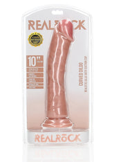 RealRock 10 Inch Regular Curved Dildo Flesh Color Default Title Dongs Realistic